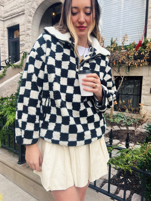 The Sofie Checkered Pullover